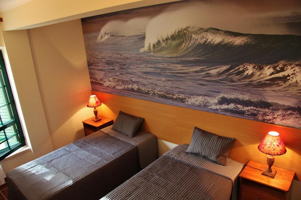 Supertubos Beach Hostel 아토우기아다발레이아 외부 사진